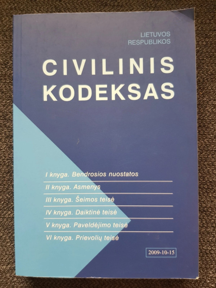 Lietuvos respublikos civilinis kodeksas