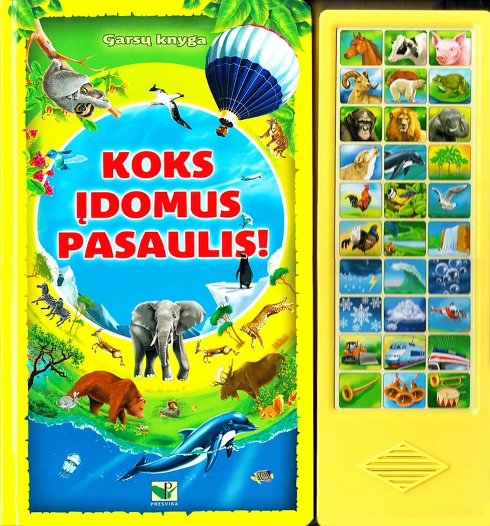 Koks įdomus pasaulis! Garsų knyga