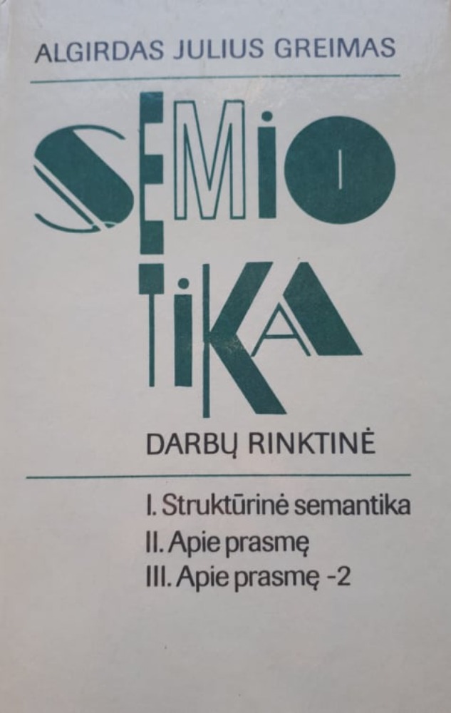 Semiotika: darbų rinktinė