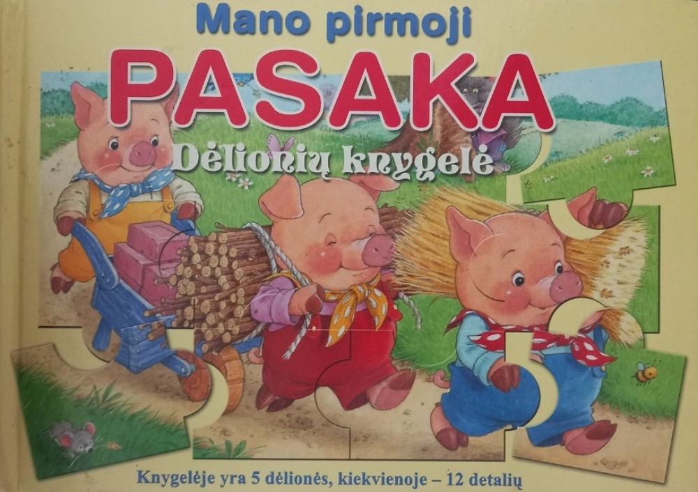 Mano pirmoji pasaka. Dėlionių knygelė