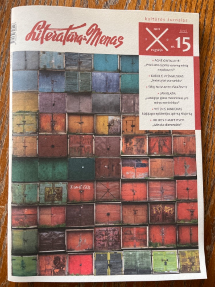 Literatūra ir menas 2021 nr.15