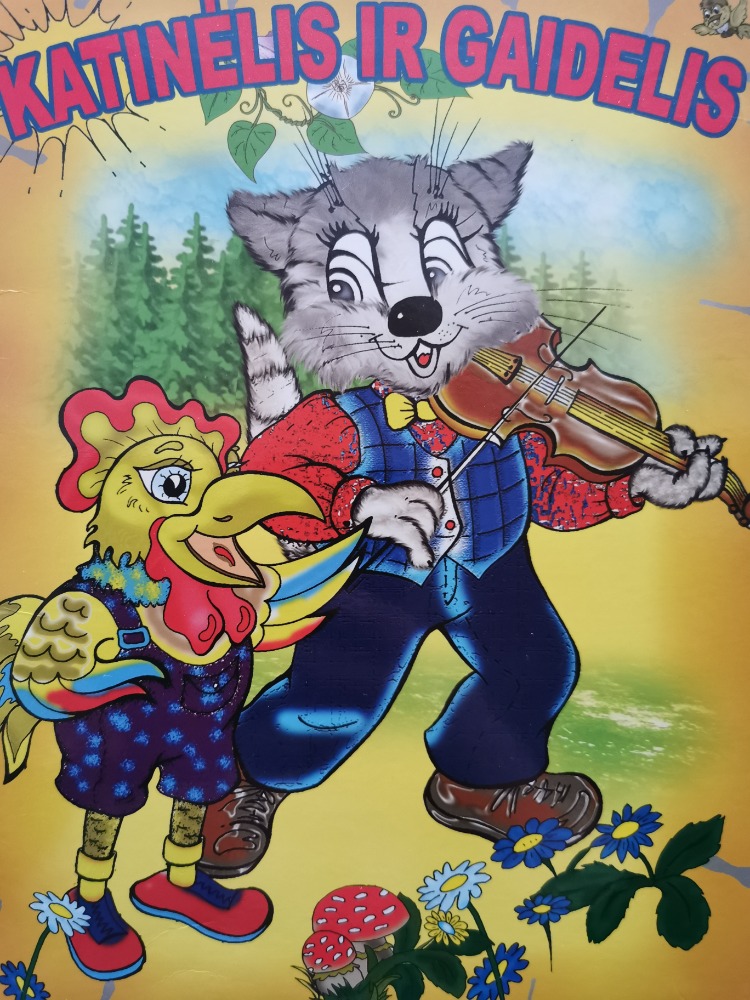 Katinėlis ir gaidelis