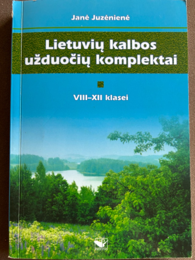 Lietuvių kalbos užduočių komplektai