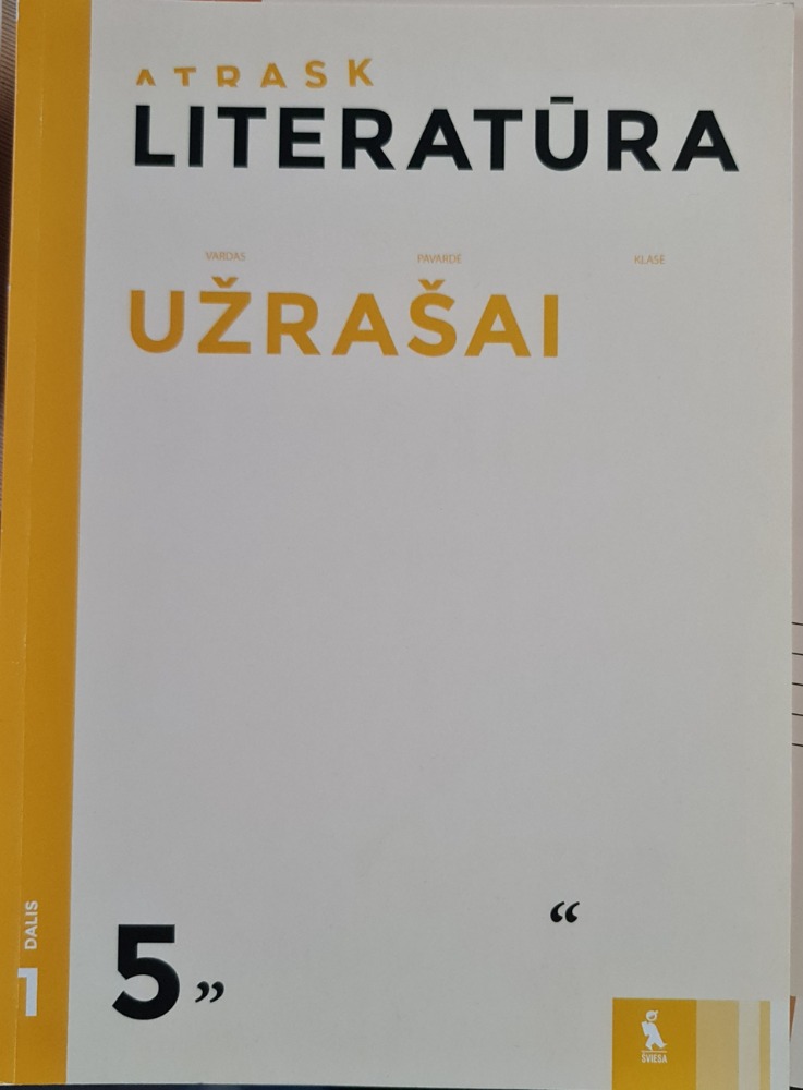 Literatūra 5 klasè 1dalis