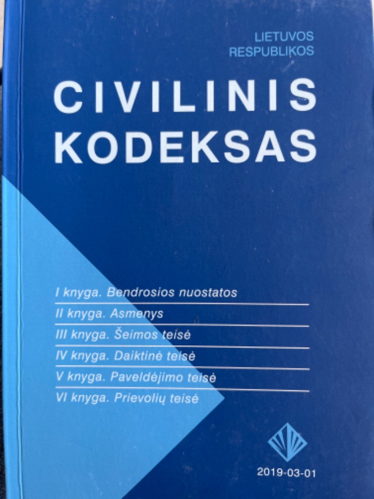 Lietuvos Respublikos civilinis kodeksas