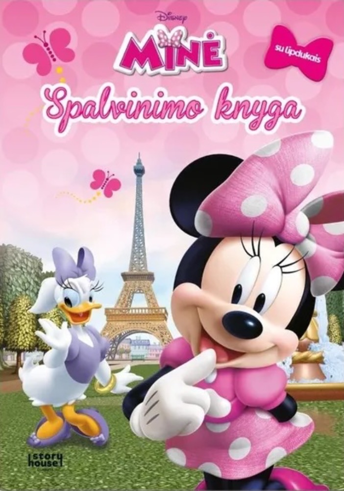 Minė. Spalvinimas su lipdukais