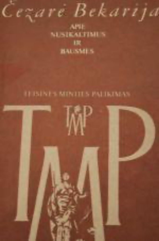 Apie nusikaltimus ir bausmes