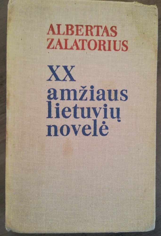 XX amžiaus lietuvių novelė