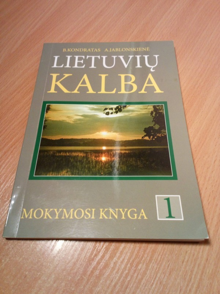Lietuvių kalba. 1 dalis, mokymosi knyga