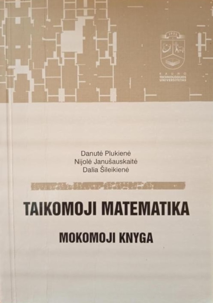 Taikomoji matematika. Mokomoji knyga