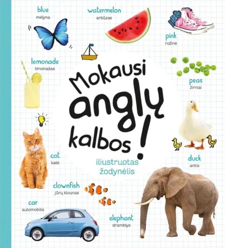 Mokausi anglų kalbos! Iliustruotas žodynėlis