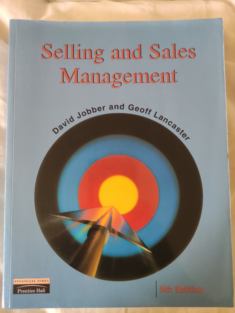 Selling and Sales Management 