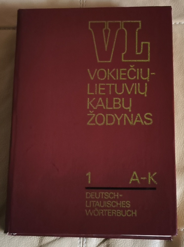 Vokieciu -Lietuviu kalbu zodynas A-K