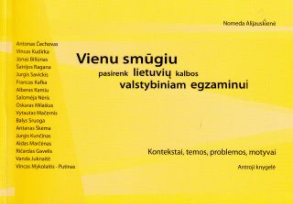 Vienu smūgiu pasirenk lietuvių kalbos valstybiniam egzaminui