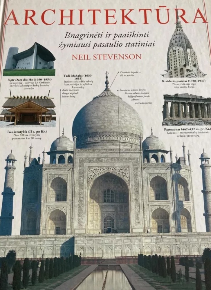 Architektūra. Išnagrinėti ir paaiškinti žymiausi pasaulio statiniai