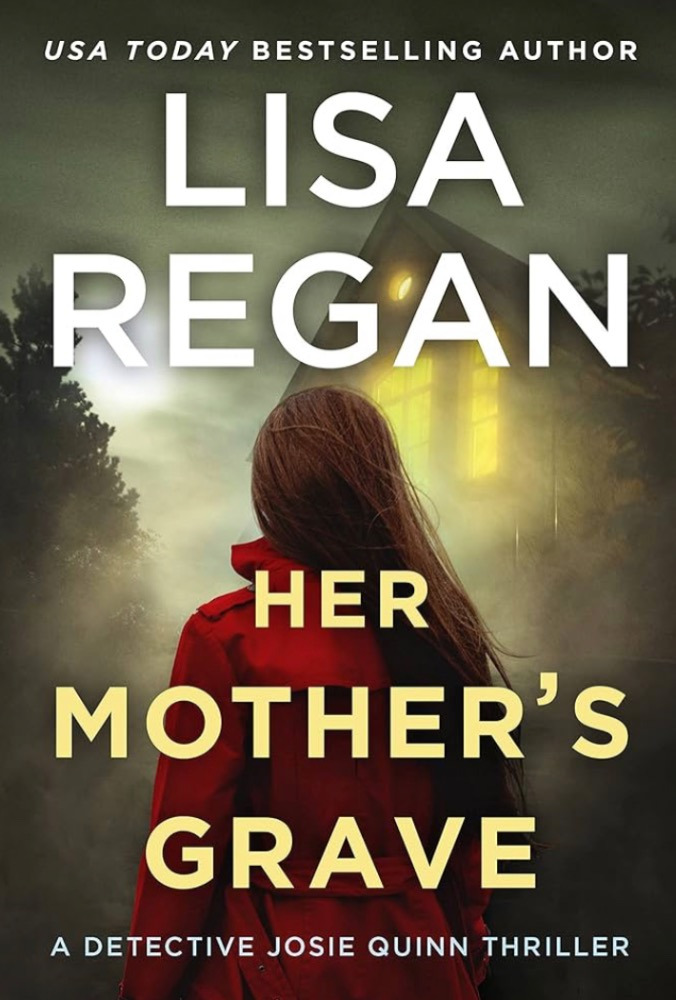 Her mother's grave 