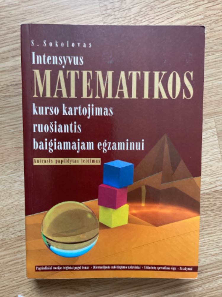 Intensyvus matematikos kurso kartojimas ruošiantis baigiamajam egzaminui