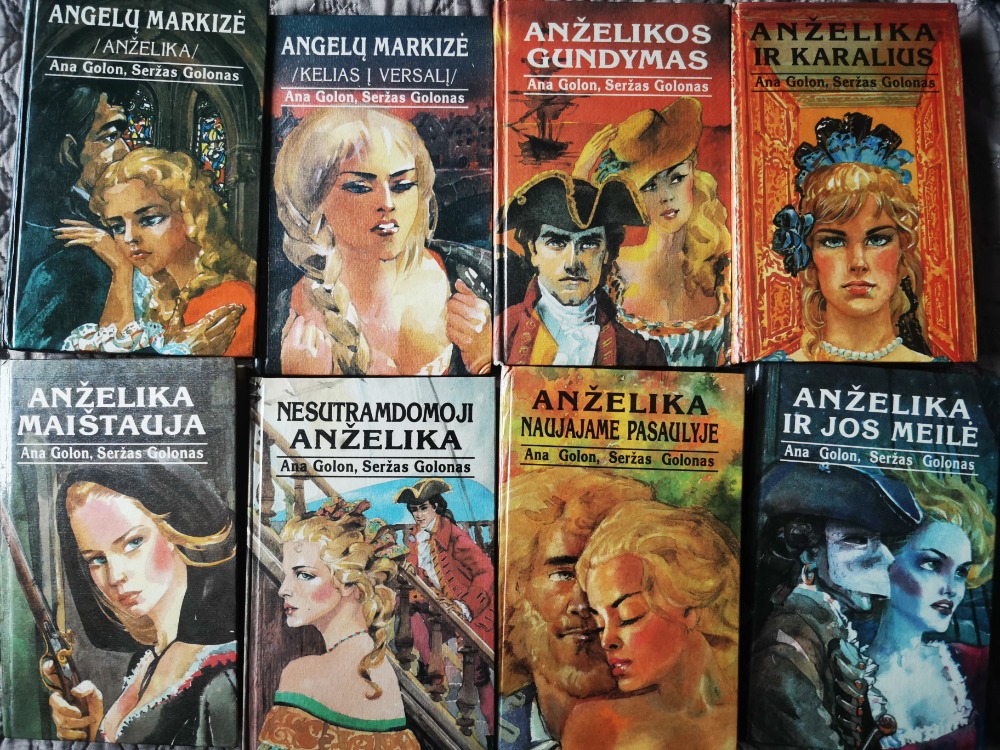 Anželika. 8 serijos knygos