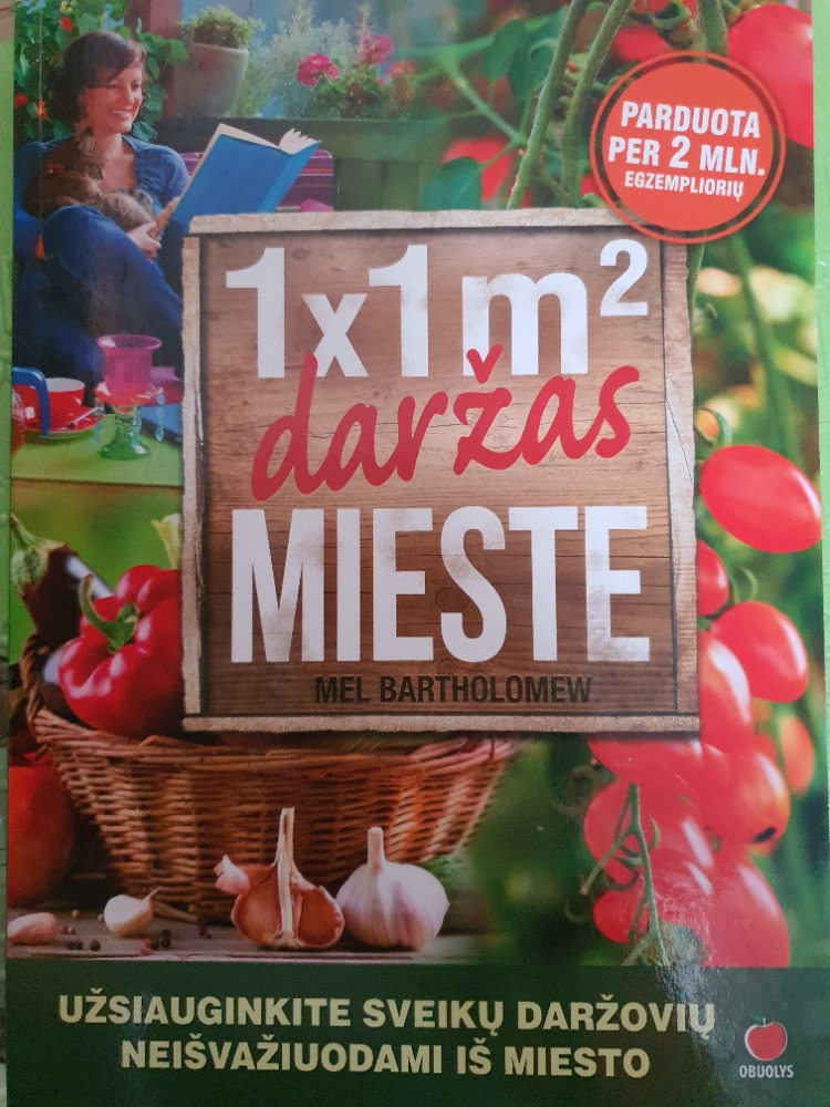 1x1m2 daržas mieste