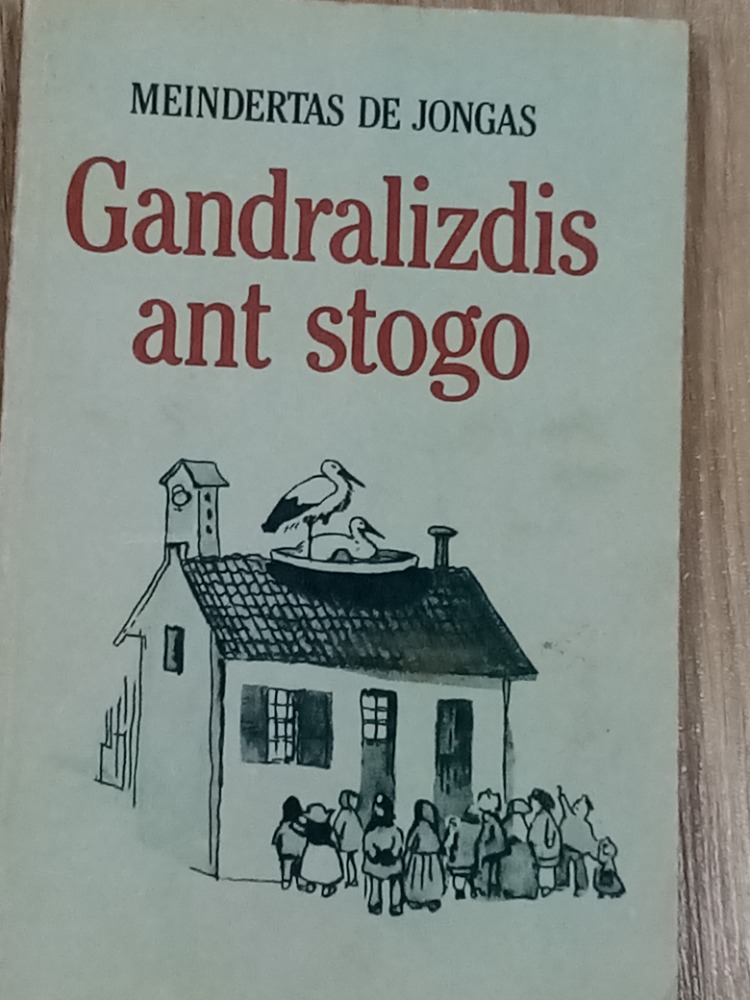 Gandralizdis ant stogo