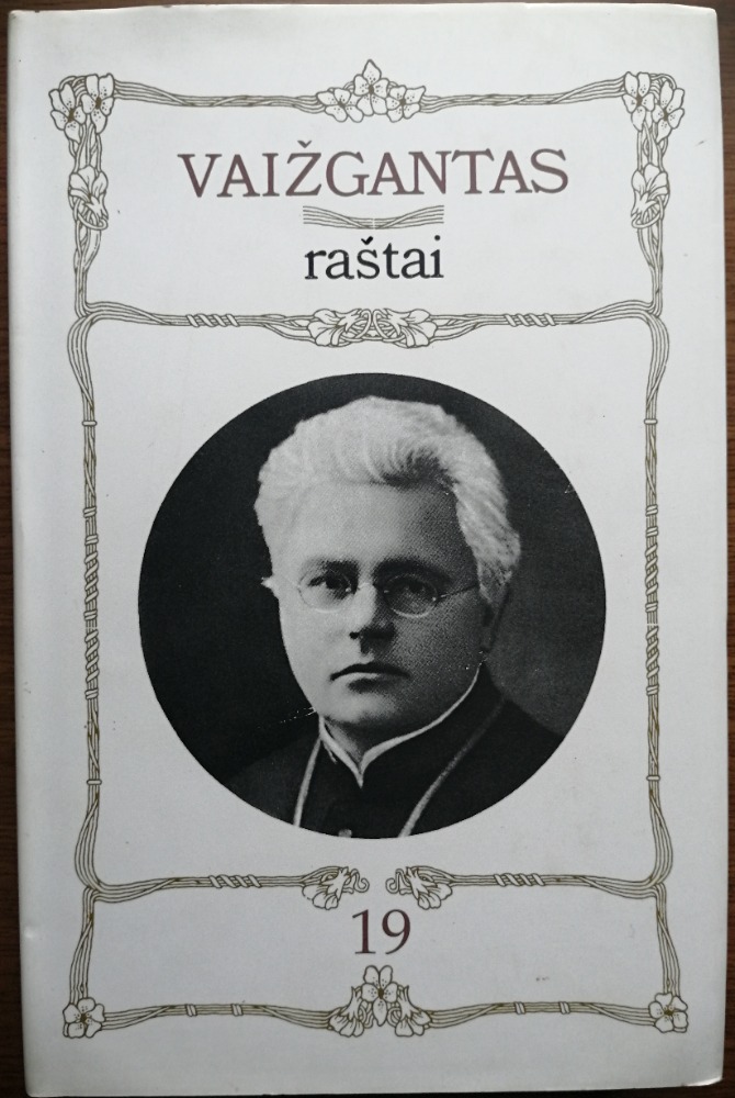Raštai 19 tomas