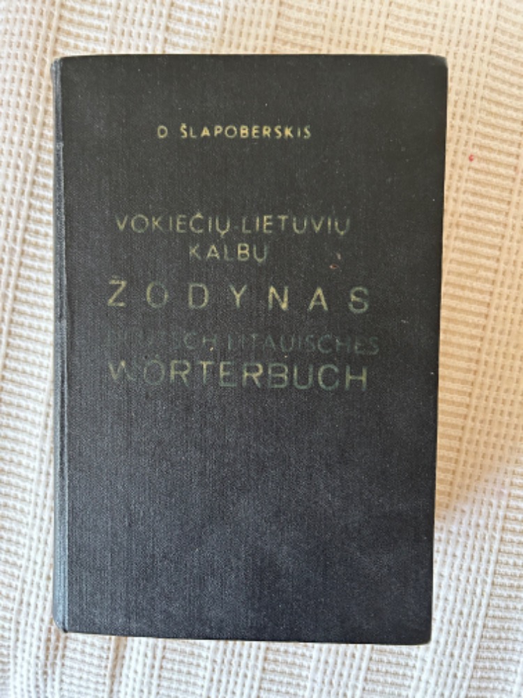 Vokiečių- lietuvių kalbų žodynas