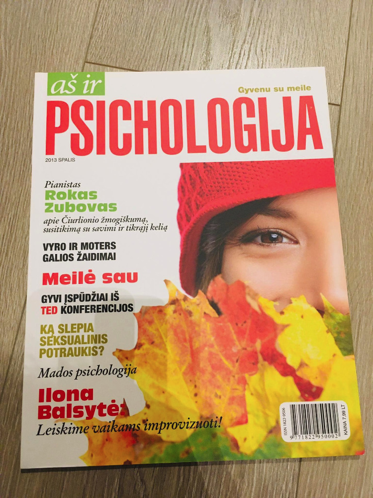 Aš ir psichologija - 2013 m. žurnalas