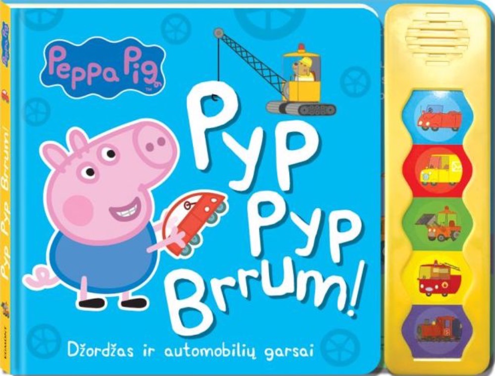 Peppa Pig. Džordžas ir automobilių garsai