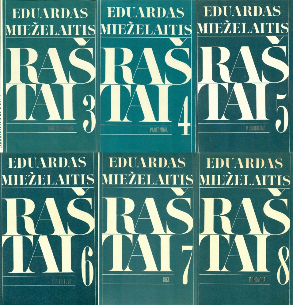 Eduardas Mieželaitis. Raštai 3–8 knygos
