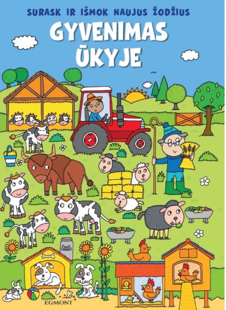 Gyvenimas ūkyje. Surask ir išmok naujus žodžius