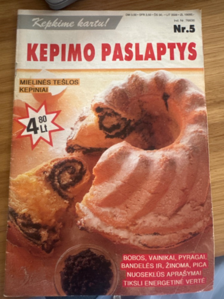 Kepimo paslaptys Nr. 5