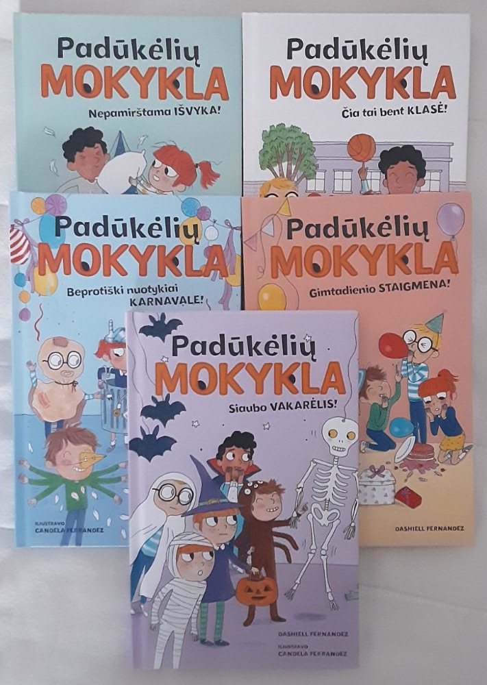 Padūkėlių mokykla. 5 knygų rinkinys