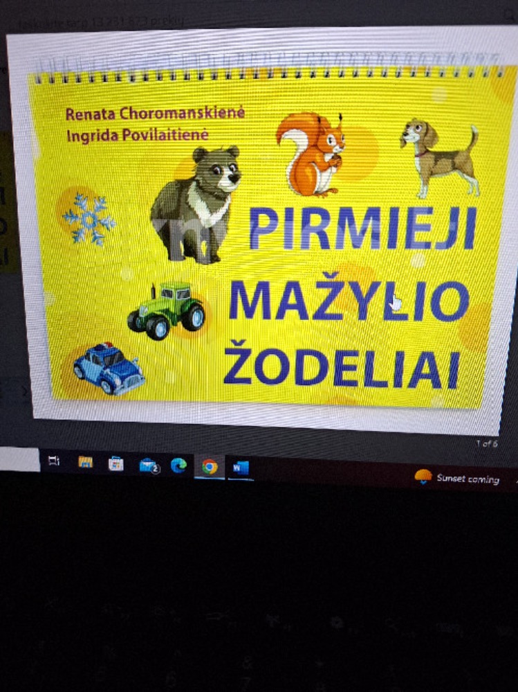 Pirmieji mažylio žodeliai