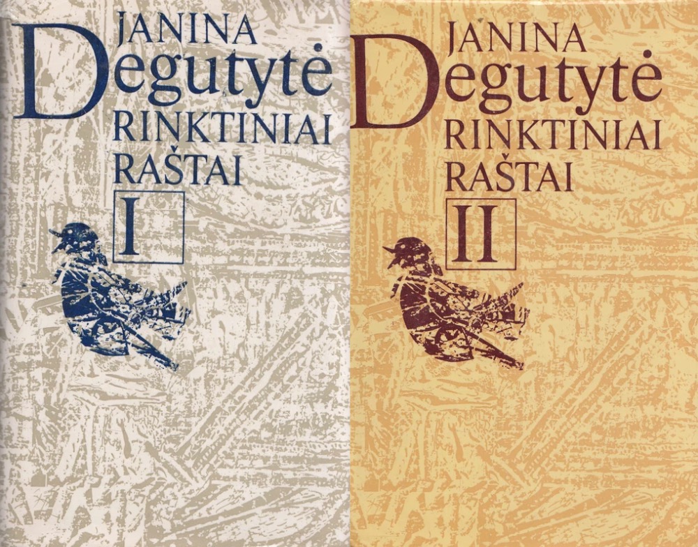 Janina Degutytė. Rinktiniai raštai,  I ir II tomai
