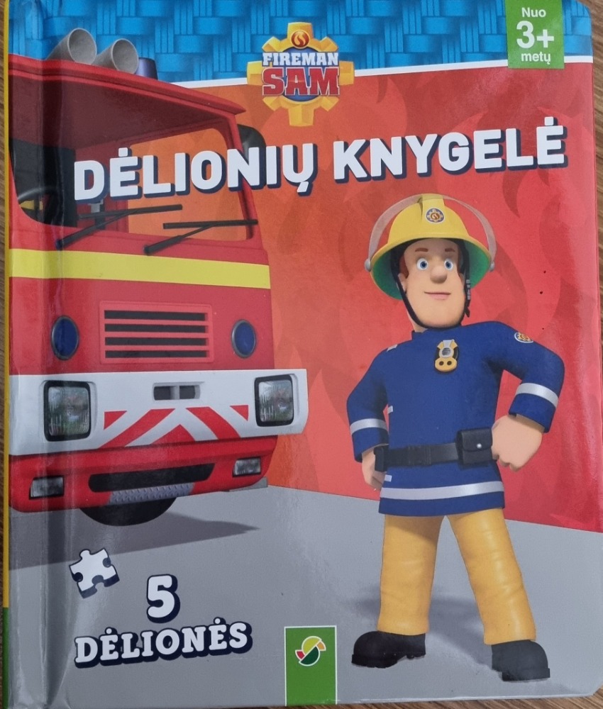 Dėlionių knygelė fireman
