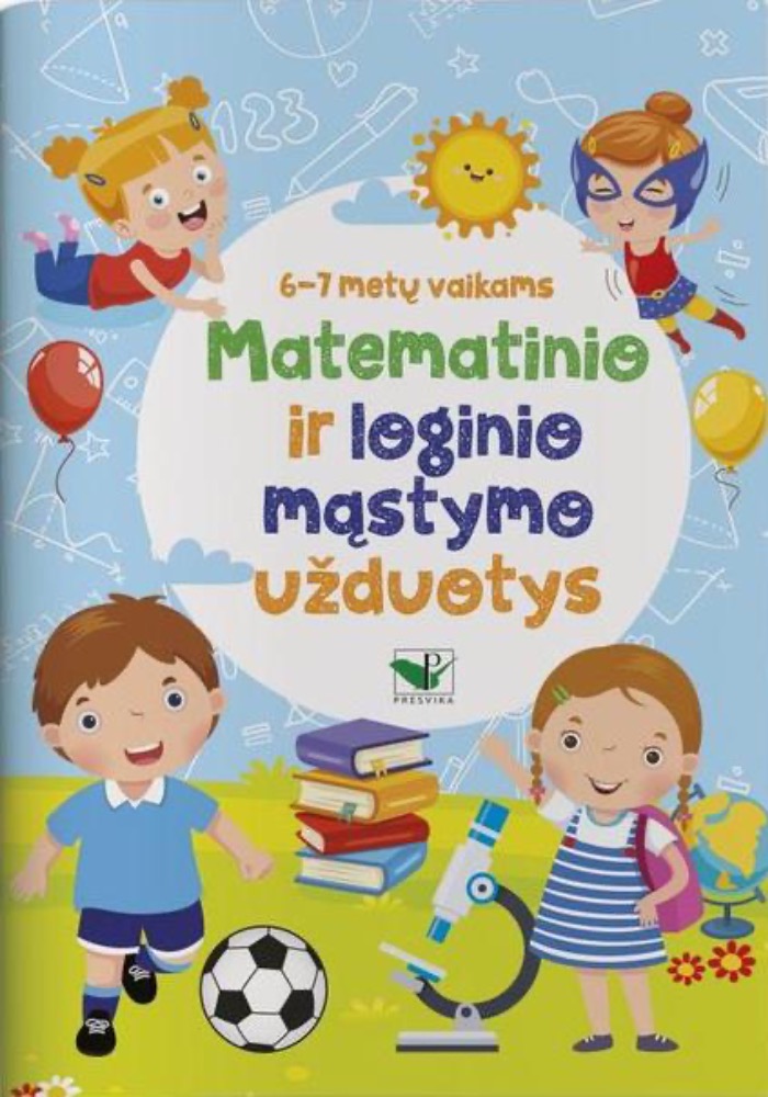 Matematinio ir loginio mąstymo užduotys 6-7 metų vaikams