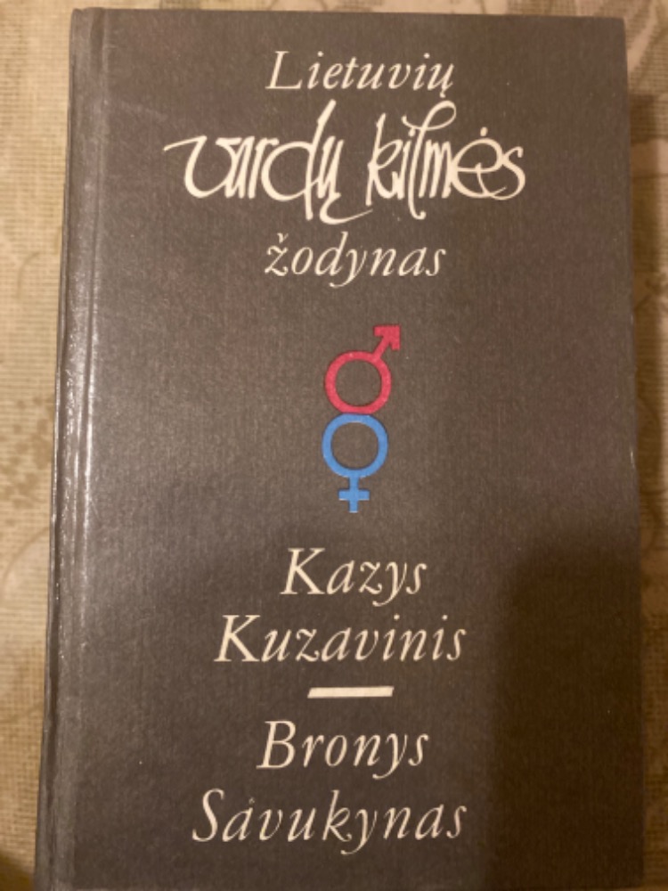 Lietuvių vardų kilmės žodynas