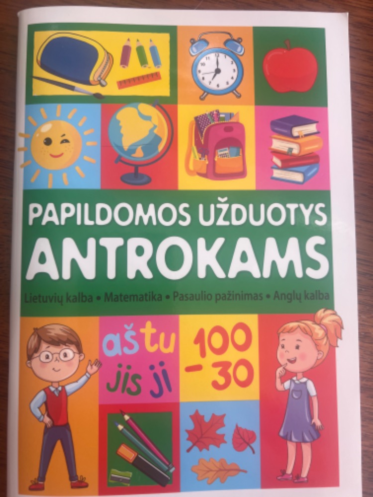 Papildomos užduotys antrokams 