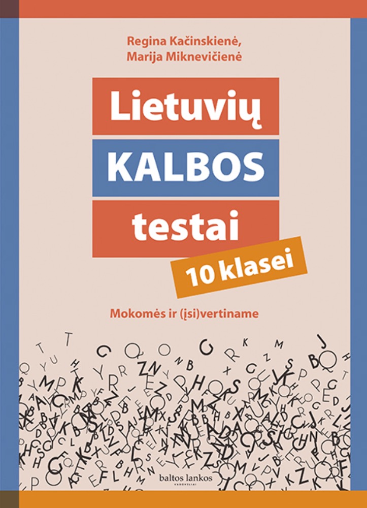 Lietuvių kalbos testai 10 klasei