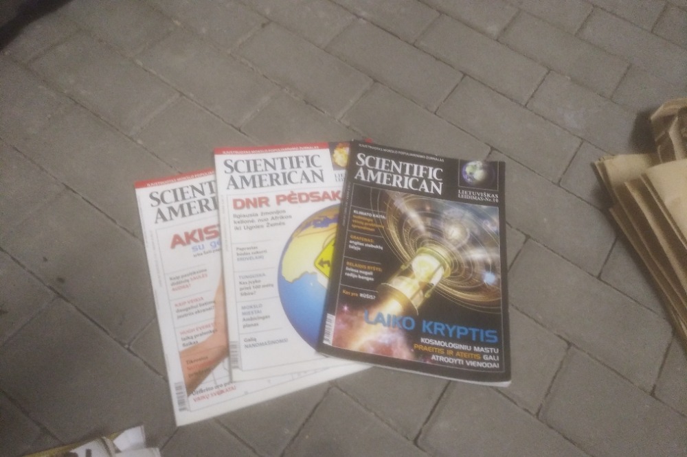 SCIENTIFIC AMERICAN rinkinys