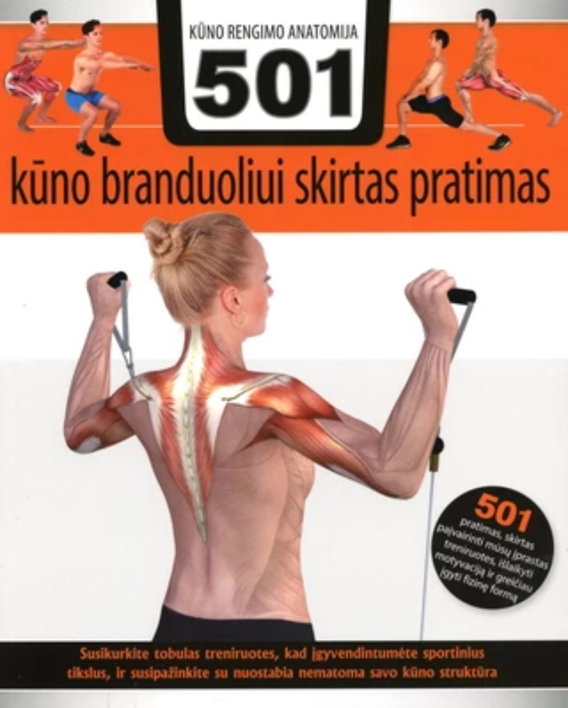 Kūno rengybos anatomija: 501 kūno branduoliui skirtas pratimas