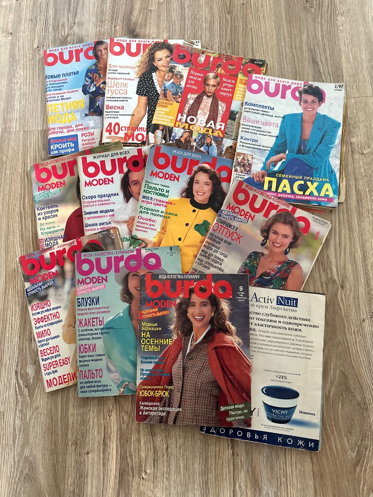 Burda žurnalų rinkinys (rusų k)