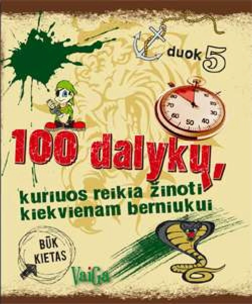 100 dalykų, kuriuos reikia žinoti kiekvienam berniukui