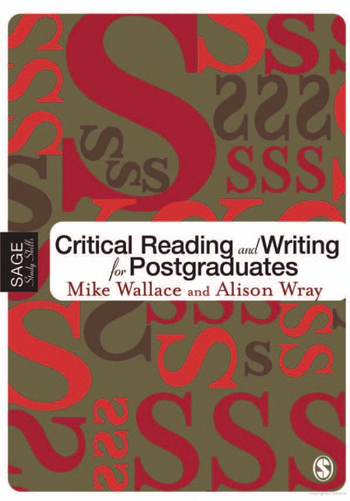 Critical Reading and Writing for Postgraduates