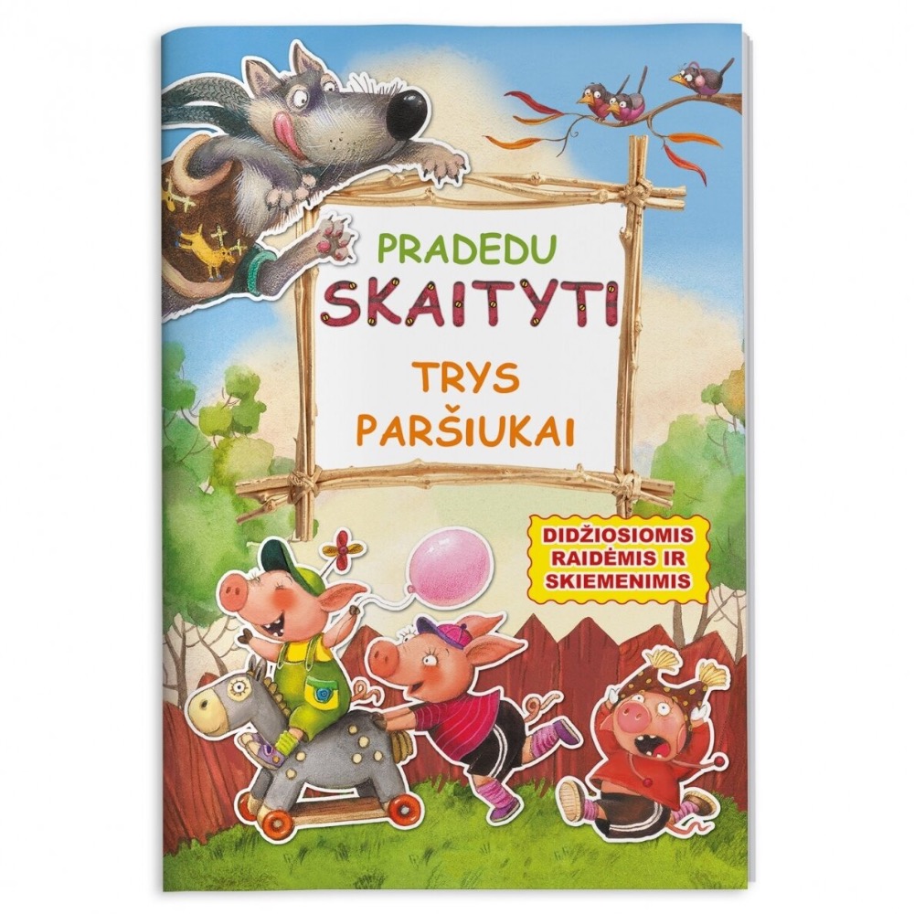 Pradedu skaityti. Trys paršiukai