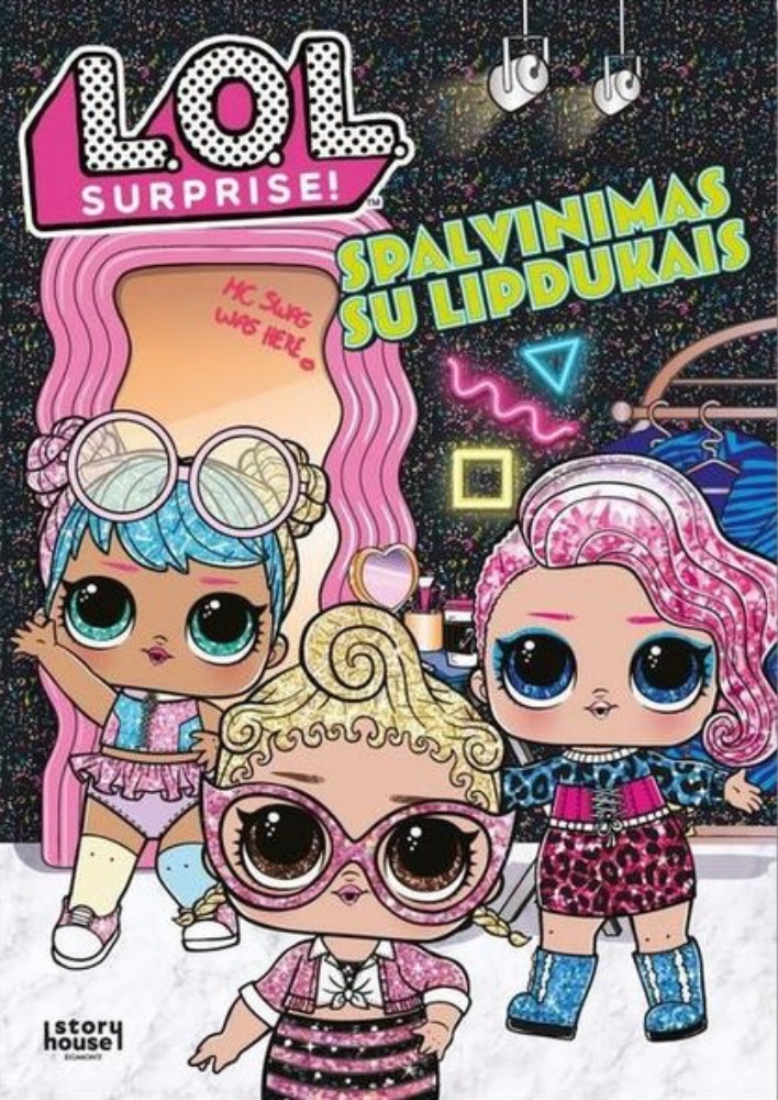 L.O.L. Surprise! Spalvinimas su lipdukais