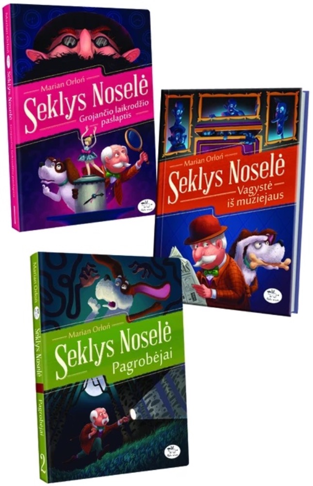 3 knygų rinkinys Seklys Noselė