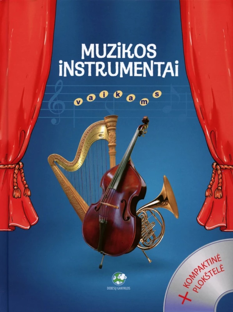Muzikos instrumentai vaikams (su CD)