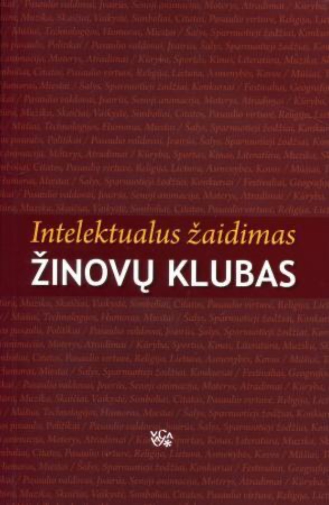 Žinovų klubas. Intelektualus žaidimas
