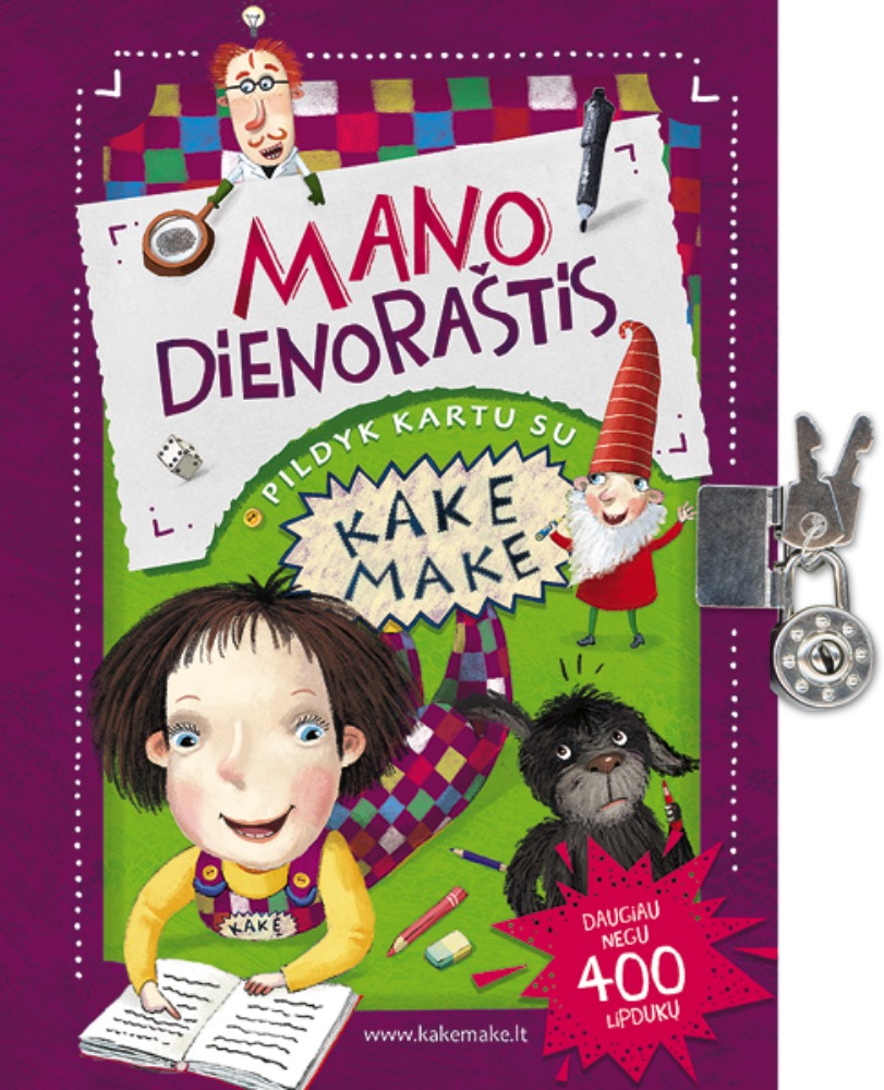 Mano dienoraštis. Pildyk kartu su Kake Make